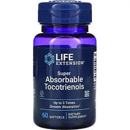 Вітаміни та мінерали Life Extension Super Absorbable Tocotrienols, 60 капсул