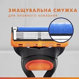 Подарунковий набір Gillette Fusion 5 UEFA Champions League Special Edition: станок для гоління з 4 змінними картриджами + Гель для гоління для чутливої шкіри 200 мл + косметичка - мініатюра 7