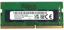 Модуль пам'яті Micron DDR4 8Gb 3200 MHz Sodimm (MTA4ATF1G64HZ-3G2E2) Б/в