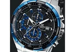 Сталеві чоловічі наручні годинники Casio оригінал Японія Edifice EFR-539D-1A2VUEF зі сталевим браслетом - мініатюра 2