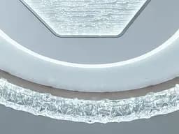 Стильна стельова LED люстра у вітальню Diasha WG5157/A WH, Ø48 см, 85 W - мініатюра 5