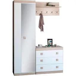 Передпокій Еверест Соната 4 дуб сонома/білий (EVR-2196)