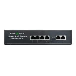 Комутатор мережевий POE GV-006-D-04+2P - мініатюра 3
