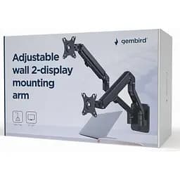 Настінне кріплення для монітора Gembird MA-WA2-01 17-27'' Black [107991] - мініатюра 6