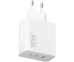 Зарядное устройство 3 выхода Xiaomi 90W HyperCharge Power Adapter (3-Port) BHR087MEU