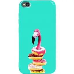 Чехол-накладка Toto Pure TPU 2 mm Print Case Xiaomi Redmi Go #35 Flamingo Donats Mint