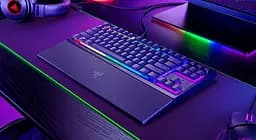 Клавіатура механічна Ornata V3 TKL 84key, Mecha-Membrane Switch, USB-A, EN/UK, RGB, чорний Razer teh0013872 - мініатюра 3