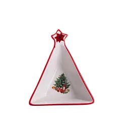 Піала новорічна з порцеляни для новорічного сервірування 15 × 12 × 4 см Yiwu HP-SDHK-15