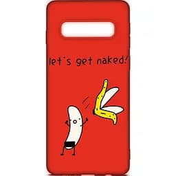 Чохол-накладка Toto Cartoon Soft Silicone TPU Case Samsung Galaxy S10+ Banana Red