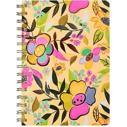 Книга для нотаток Buromax Colorful А5 80 аркушів у клітинку жовта (BM.24572111-08)