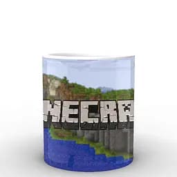 Кружка GeekLand Minecraft Майнкрафт логотип MС.02.011 330 мл белая