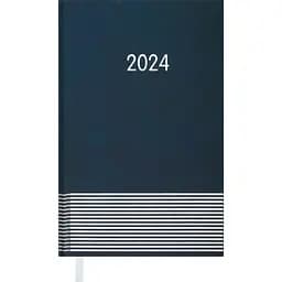 Щоденник датований Buromax Parallel 2024 A6 синій (BM.2550-02)