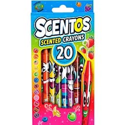 Набір ароматних воскових олівців Scentos Фруктова феєрія 20 кольорів (40277)