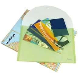 Набір папок А4 Axent на кнопці 12 шт. біколор асорті (1404-20-A) - мініатюра 2