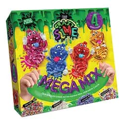Детский набор для проведения опытов "Crazy Slime" Danko Toys SLM-03 4в1 укр SLM-03-02U
