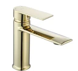 Смеситель для умывальника Rea Veneta gold низкий REA-B6417 Золотой