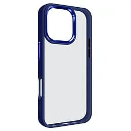 Чехол для Apple iPhone 16 Pro, UNIT2, синий, ударопрочный, прозрачный противоударный чехол-накладка из TPU и поликарбоната (PC), с защитными бортиками, защита всего корпуса от ударов и царапин, ArmorStandart (ARM78757)