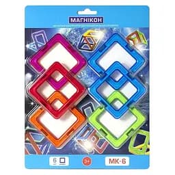 Магнітний конструктор Магікон 6 деталей (MK-6)
