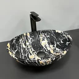 Умивальник VBI Parma black opal накладний VBI-011008, Чорний