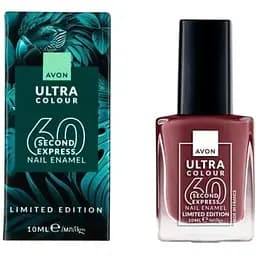 Швидковисихаючий лак для нігтів Avon УльтраКолір за 60 секунд Volcanic Brown 10 мл (49469294)