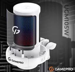 Микрофон конденсаторный GamePro UGM-105 USB White - мініатюра 4