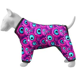 Ветровка для собак Waudog Clothes рисунок Глаз монстра S35 В 47-51 см С 35-39 см