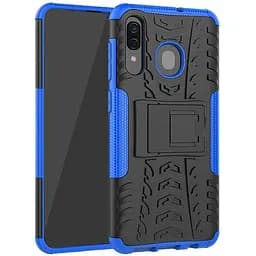Чохол-накладка Toto Dazzle Kickstand 2 in 1 Case Samsung Galaxy A20/A30 Blue - мініатюра 2