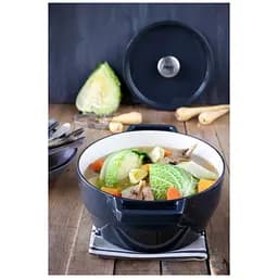 Кастрюля Pyrex Slow Cook чугуна 6.3 л grey (SC4AC28) - мініатюра 3