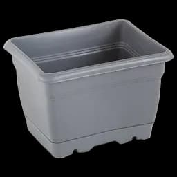 Горшок для цветов Serinova балконный Villa, 2.75 л, антрацитовый (V600-Antrasit)