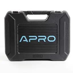 Набір насадок і інструментів Apro CrV 1/2" 90Т 56 шт. 30412 - мініатюра 10