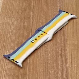 Ремінець силіконовий Rainbow для Apple Watch Sport Band 38/40 мм колір 02 розмір L - мініатюра 2