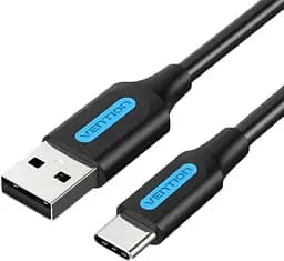 Кабель Vention USB to Type-C 3A Quick Charge 0.5 м Black (COKBD)