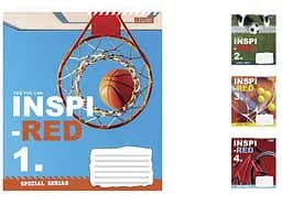 Зошити учнівські 24 аркуша клітинка. 1В Inspired, 20 шт. в упаковці