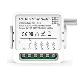 Реле Wi‑Fi Tuya Smart Switch 4CH 4 канали
