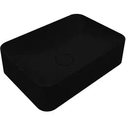 Умивальник Miraggio Debora mirastone black 0002477, Чорний матовий