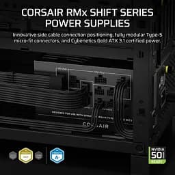 Блок живлення Corsair RM850x 850W ATX 3.1 80+ Gold (CP-9020299-EU) - мініатюра 4