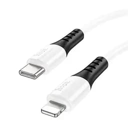 Кабель Hoco X82 iP PD silicone charging data cable White