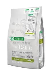 Сухой корм для юниоров с белым украшением шерсти для малых пород Superior Care White Dogs