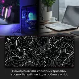Килимок для мишки GamePro Speed/Control White (MP275AB) - мініатюра 7