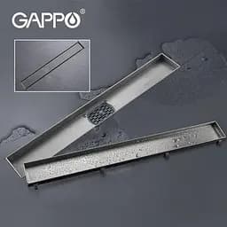 Душовий канал під плитку Gappo G83007-4 70x300 мм нержавіюча сталь - мініатюра 3