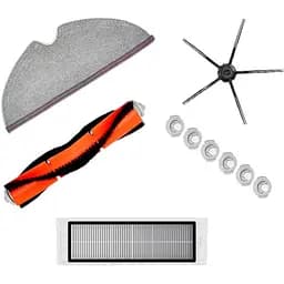 Набір чистячих елементів RoboRock для робота-пилососа Xiaomi RoboRock S6/S6 MaxV/S6 Pure/S50/S55/S5 Max/E5/E4/Sweep One Vacuum Cleaner Black (FTRIN1B-8-1)