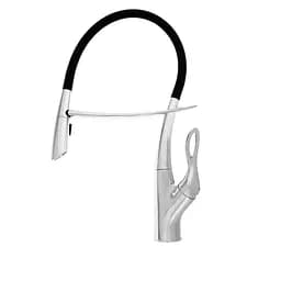 Змішувач для кухні з гнучким виливом Nett SWH-52 Хром