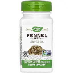 Натуральная добавка Nature's Way Fennel Seed, 100 капсул