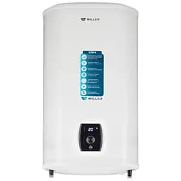 Водонагреватель Willer Libra, 2 кВт, сухой ТЭН, 80 л, прямоугольный, универсальный, белый (EVH80DR)
