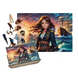 Пазл деревянный Аниме Морская Путешествие, А3, Деревянная коробка 200 элементов