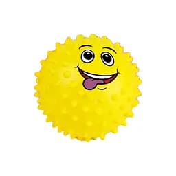 Мяч Еж, BT-PB-0227, 25 г, 12 см, смайлик (В ассортименте), 3 шт. в упаковке