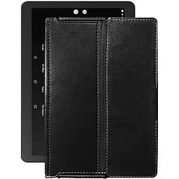 Чохол StatusCASE з екошкіри для планшету Pixus Ride 9.6 Чорний матовий