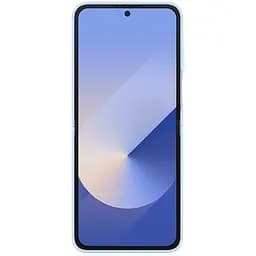 Оригінальний протиударний силіконовий чохол Samsung Silicone Case для Galaxy Z Flip6/Flip7 FE/ Flip5 Blue EF-PF741TLEGUA - мініатюра 6