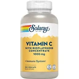 Вітаміни та мінерали Solaray Vitamin C with Bioflavonoids 1000 мг 250 вегакапсул