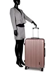 Валіза полікарбонат великий (L) Airtex 623 98л 76x49x29см Рожеве золото (Rose gold) - мініатюра 10